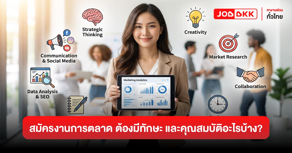 หางาน,สมัครงาน,งาน,คำถามสัมภาษณ์งานสายการตลาด และแนวทางการตอบคำถามให้มีโอกาสได้งานมากขึ้น